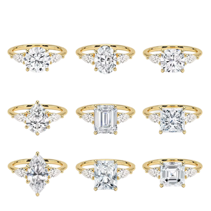 Custom Jewelry Lab-grown Diamond Vvs2 Igi Certified Wedding Engagement <b>Ring</b> 18k Gold Bridal <b>Ring</b> <b>for</b> <b>Man</b> - Product Image 3