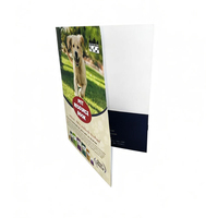 Carpeta de Archivos de Oficina Tamaño Carta A4, Carpeta de Presentación de Negocios, Carpeta de Documentos Personalizada con Dos Bolsillos
