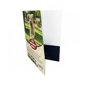 A4 thư Kích thước tập tin văn phòng thư mục kinh doanh trình bày giấy thư mục tùy chỉnh hai túi tài liệu thư mục - Product Image 4