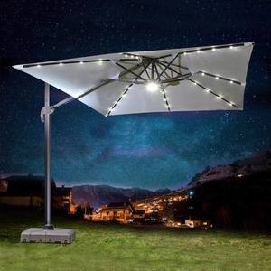 <span class=keywords><strong>Sombrilla</strong></span> de Patio Solar para Exteriores con Luces LED, Redonda, <span class=keywords><strong>Cuadrada</strong></span>, Romana, para Jardín, <span class=keywords><strong>Terraza</strong></span>, Muebles de Exterior - Product Image 1