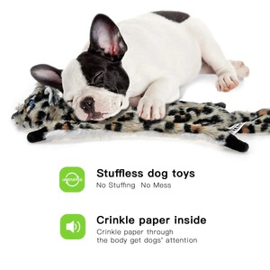 Jouets en peluche pour animaux de compagnie, petits animaux mignons, chiots naturels, jouets à mâcher qui couinent, sans rembourrage, jouets en peluche froissés pour animaux de compagnie - Product Image 3