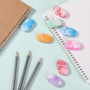 Kit lukisan seni Rock Mini Diy, kustom lukisan batu cairan tidak beracun untuk anak-anak, Set mainan menggambar uniseks dengan batu datar alami - Product Image 5