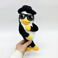 Peluche pingouin esthétique moche et mignonne, peluche pingouin dansant, peluche pingouin moche, peluche virale sur internet
