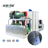 Machine à glace en flocons Icesta 2 tonnes, vente en gros directe d'usine, liste de prix