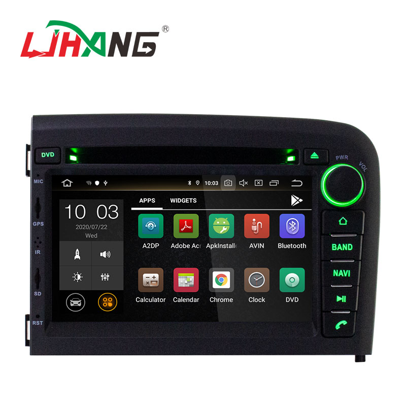 Автомагнитола LJHANG, 2 din, сенсорный экран, android 10,0, px30, 2 + 16 гб, dvd, радио, GPS-навигация для Volvo S80 с мультимедийной стереосистемой