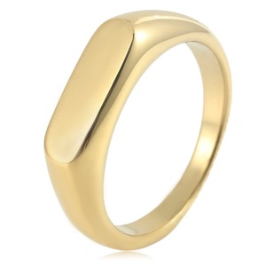 yunnique Geometric Gold Women's <b>Ring</b> Fashion Jewelry Gift Occasion <b>Plain</b> Design - Product Image 1