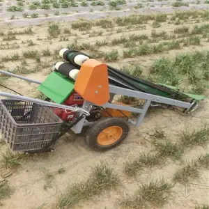 Cosechadora de aceitunas de alta calidad máquina de cosecha de cebolla verde cosechadora de puerros