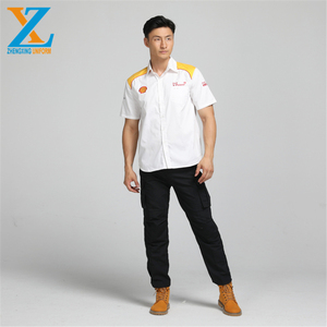 Quần áo nam công sở ngắn tay áo sơ mi vỏ mùa hè bảo hộ lao động nhân viên làm việc đồng phục - Product Image 2