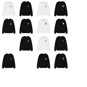 Sweat-shirt à col rond en molleton non doublé pour homme, en coton, décontracté, léger, confortable, streetwear, vente en gros OEM - Product Image 1