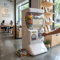 Distributeur de capsules en plastique monocouche multifonctionnel avec accepteur de pièces personnalisable – Machine à capsules Tomy Gacha