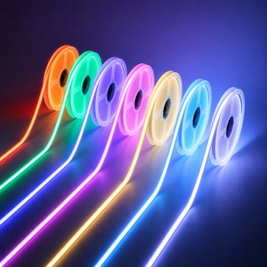 Tira de LED RGB CCT COB RGBWW 12v 24v con Control Inteligente de 8-10 mm, Azul y Rojo, 5m 20m, Tira de Luz LED RGBW RGB COB - Product Image 1