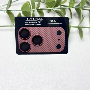 واقي عدسة الكاميرا الخلفية الجديد من ألياف الكربون والمعدن لعام <span class=keywords><strong>2026</strong></span> لهاتف آيفون 17 برو ماكس و17 برو - Product Image 3