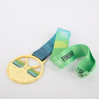 Médailles de sport 3D de haute qualité pour les finalistes de marathon, badminton, football, taekwondo, natation – Fabrication en métal moulé