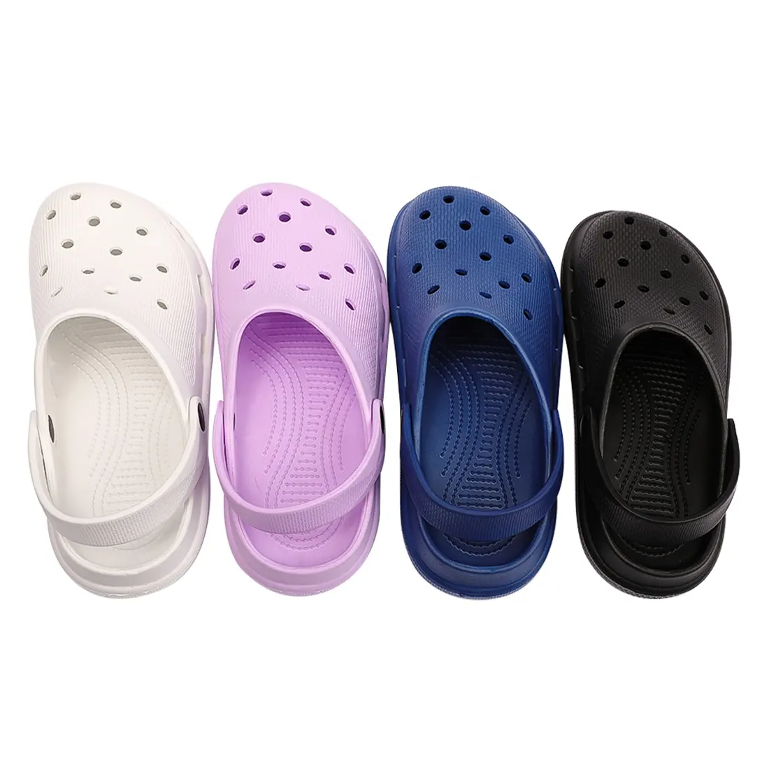 HEVA 2022 Cheap Classic Summer Clogs & Mules Unisex Custom Logo Garden Clogs Shoes Eva Flat Men's And Women's Clogs Shoes