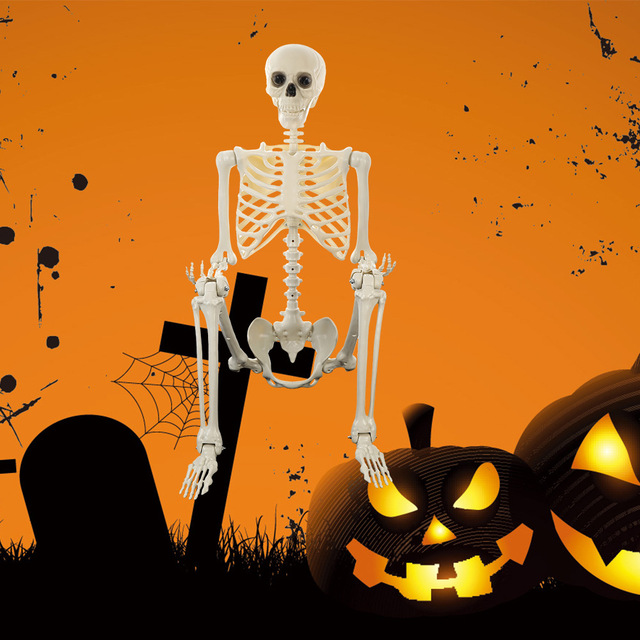 Halloween Skeleton Plastic Model Halloween Party Decoration Props Ghost House Courtyard Decoration