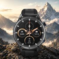 Reloj Inteligente F185 con GPS Integrado, Mapa Fuera de Línea, Pantalla AMOLED de 1.75" 466*466, Altímetro, Barómetro, Brújula, Resistente al Agua IP68, Batería de 780mAh, Reloj Deportivo