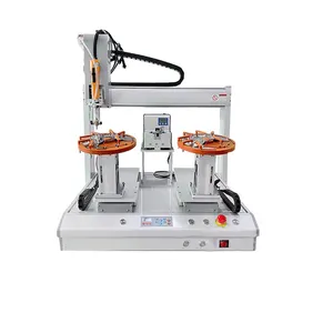 Two Platforms One Head Desktop Automatic Screwdriver Locking Robot Screw Tightening Machine