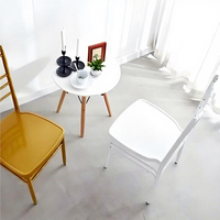 Chaises Chiavari dorées, vente en gros d'usine, empilables pour l'extérieur, pour fêtes, événements, mariages, chaises de salle à manger modernes en métal et fer, mobilier d'hôtel