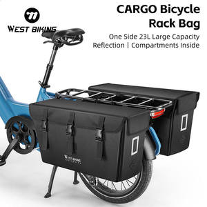 Sac de porte-bagages pour vélo WEST BIKING, 23L, grande capacité, sac de vélo, équipement de livraison pour le cyclisme - Product Image 2
