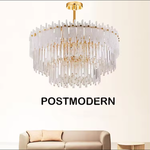 Candelabro de cristal K9 de alta calidad, diseño europeo, decoración moderna de lujo Vintage para Hotel, luces colgantes elegantes - Product Image 5