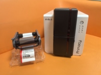 Printer Kartu Plastik PVC Thermal Evolis Primacy 2 Berkinerja Tinggi, Dapat Ditulis Ulang, Satu/Dua Sisi, 300DPI, USB/Ethernet, Tersedia