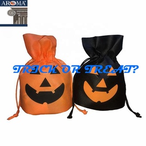 Bolsa de Regalos para Niños con Diseño de Halloween, Modelo 1720W, Cuerda de Nailon, Tela No Tejida, Patrón Impreso, Decoraciones de Pared para Fiestas Infantiles - Product Image 4