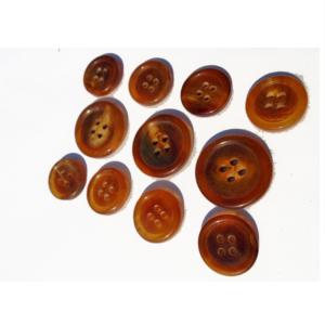 Botón Decorativo de Cuerno Natural Pulido para Chaqueta, Suéter, Cárdigan, Costura a Precio Económico por CRAFT ZONE EXPORT - Product Image 1