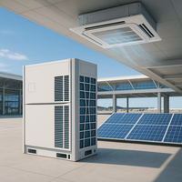 Climatiseur solaire AC/DC de type central VRF, respectueux de l'environnement, anti-explosion, faible coût d'entretien, connexion automatique de l'unité intérieure