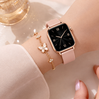 Montre connectée élégante avec écran Super AMOLED Pro rectangulaire, charge sans fil, longue autonomie de la batterie, pour un usage quotidien et un style tendance