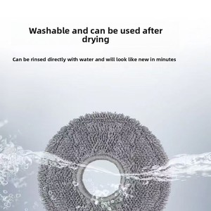 Chiffon de nettoyage lavable de haute qualité compatible avec les accessoires pour <span class=keywords><strong>aspirateur</strong></span> robot <span class=keywords><strong>Xiaomi</strong></span> X10+/X20PLUS/S10/M30/H40 - Product Image 3