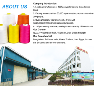 โรงงานจีน 7 <span class=keywords><strong>ปี</strong></span> ผลิต<span class=keywords><strong>เส้นด้าย</strong></span>โพลีเอสเตอร์ <span class=keywords><strong>100</strong></span>% แบบปั่น 20/2 30/2 40/2 50/2 60/2 <span class=keywords><strong>เส้นด้าย</strong></span>สี โพลีเอสเตอร์ สำหรับเย็บผ้า - Product Image 6