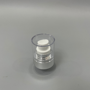 Pompe à vaporiser pour maquillage anti-fuite à double couche en plastique, diamètre extérieur de 24 mm, placage UV argenté, vaporisateur fin pour flacons - Product Image 3