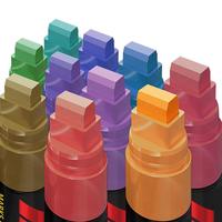 Non toxique bricolage peinture 12/24/36 couleurs 28mm peinture acrylique Permanent Art marqueur stylo ensemble roche bois céramique toile verre tasses