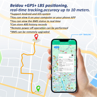 Sistema de Gestión de Baterías TDT Smart BMS 12V-72V 70A-200A con Interfaz BT y CAN/RS485/UART/GPS Integrada para Baterías LiFePO4/NMC, Bicicletas Eléctricas/AGV