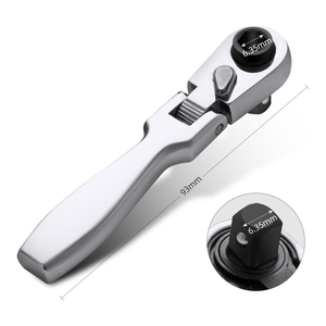 Xiaofei Mini 2-in-1 <strong>Ratchet</strong> <strong>Wrench</strong> 1/4 Dual Use Adjustable Batch Head Socket - Product Image 1