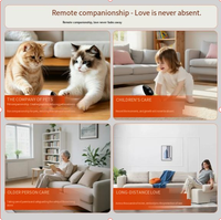 Cámara Inteligente para Mascotas, Robot de Patrulla Automática, Cámara de Seguridad HD de 2MP, Control Remoto por Aplicación, Audio Bidireccional