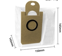 Sac à poussière de remplacement pour aspirateur robot Xiaomi VIOMI S9, grande capacité, anti-fuite, pièces de rechange