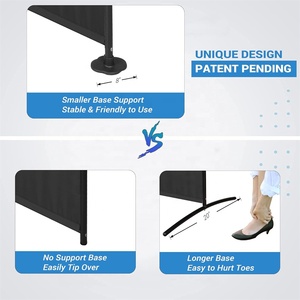 Separadores <span class=keywords><strong>de</strong></span> habitación <span class=keywords><strong>de</strong></span> 6 paneles, pantalla <span class=keywords><strong>de</strong></span> privacidad plegable a la venta, <span class=keywords><strong>separador</strong></span> <span class=keywords><strong>de</strong></span> habitación <span class=keywords><strong>de</strong></span> paredes <span class=keywords><strong>de</strong></span> partición <span class=keywords><strong>de</strong></span> oficina <span class=keywords><strong>de</strong></span> 6 pies <span class=keywords><strong>de</strong></span> altura con estable - Product Image 5