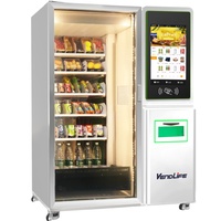 Distributeur automatique personnalisé de boissons et de collations par ascenseur d'accepteur de pièces