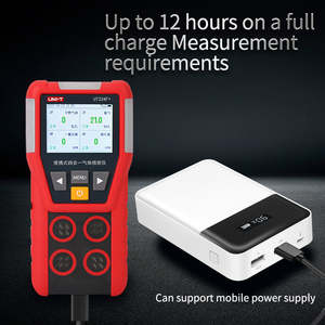 جهاز كشف الغازات المتعددة UNI-T UT334F+ لقياس الأكسجين وكبريتيد الهيدروجين وأول أكسيد الكربون وغازات الاشتعال وكاشف تسرب الغاز - Product Image 3