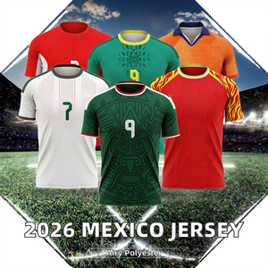 Listo para Enviar: Camiseta de Fútbol de la Selección Nacional de México 2026, <span class=keywords><strong>Santiago</strong></span> Giménez 11, Hirving Lozano 22, Edson Álvarez 4, Envío Rápido - Product Image 2