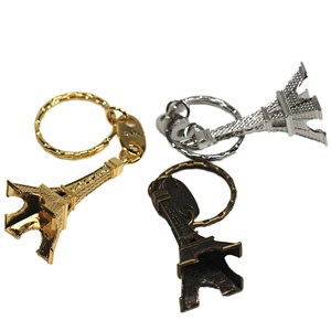 Fabricante Profesional de Porta Llaves Metálicos Personalizados, Creativo Llavero 3D de la Torre Eiffel de París, Recuerdos de Viaje Franceses - Product Image 3