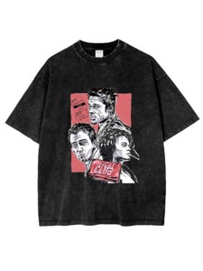 High Quality Cool 230 Grams Tshirt Wholesale Custom <strong>T</strong>-<strong>shirt</strong> 100% Cotton With <strong>Fight</strong> <strong>Club</strong> Pattern Men's <strong>t</strong> <strong>Shirt</strong> for Men - Product Image 5