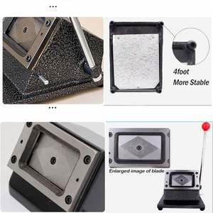 Máquina de Corte Manual de Tarjetas de Identificación de Metal Personalizada para Tarjetas de PVC de 86*54 y 61*61 mm, Cortadora de Tarjetas de Visita - Product Image 4