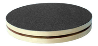 Plaques de torsion personnalisées à surface douce rose disque de torsion à la taille en bois rotateur de disque en bois