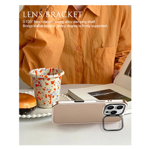 Tốt nhất bán da da mềm chống sốc snap-on cover quay lại điện thoại di động Trường hợp tương thích với iPhone 15/16pro Max - Product Image 2