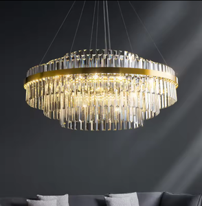 Zèle éclairage hôtel contemporain led luminaires suspendus plafond k9 cristal lustres de luxe moderne - Product Image 4