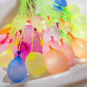 Ballons d'eau multicolores, ballons en émulsion ronds pour jeu de combat aquatique - Product Image 1