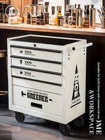 GREENER OEM Chariot de rangement style luxe léger, armoire de rangement à porte unique, casier, chariot de rangement pour fournitures artistiques, conteneur, chariot à outils