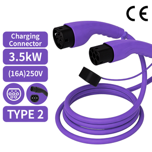 สายชาร์จรถยนต์ไฟฟ้าแบบ Type 2 ขนาด 3.5 กิโลวัตต์ 16 แอมป์ เฟสเดียว มาตรฐาน IP65 วัสดุ TPU พร้อมปลั๊กเชื่อมต่อ - Product Image 4